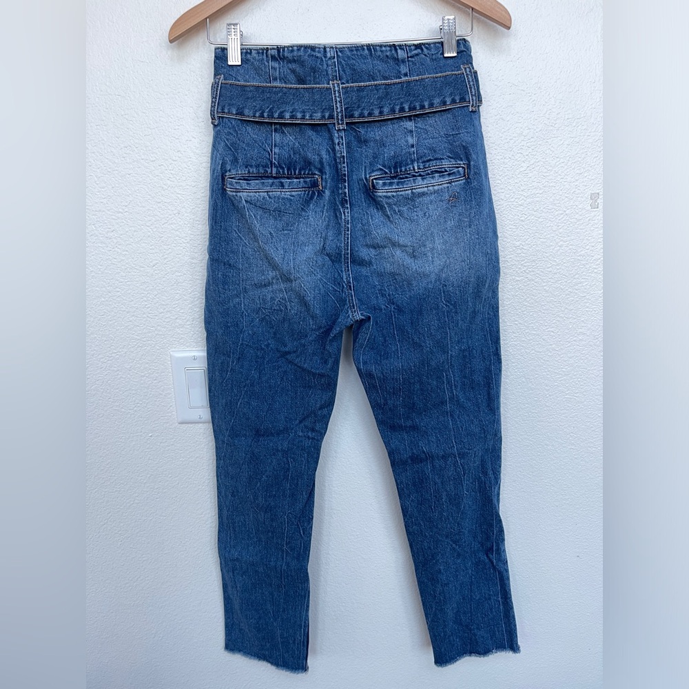 DL1961 Susie Paper Bag High Rise Tapered Jeans Size 24 - Picture 8 of 9